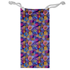 Multicolored Circles And Spots Jewelry Bag by SychEva