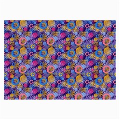 Multicolored Circles And Spots Large Glasses Cloth (2 Sides) by SychEva