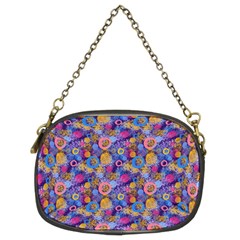 Multicolored Circles And Spots Chain Purse (two Sides) by SychEva