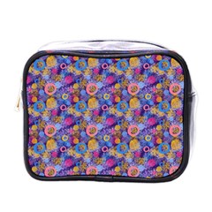 Multicolored Circles And Spots Mini Toiletries Bag (one Side) by SychEva