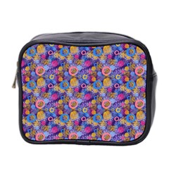 Multicolored Circles And Spots Mini Toiletries Bag (two Sides) by SychEva