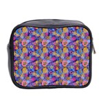 Multicolored Circles And Spots Mini Toiletries Bag (Two Sides) Back