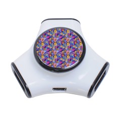 Multicolored Circles And Spots 3-port Usb Hub by SychEva