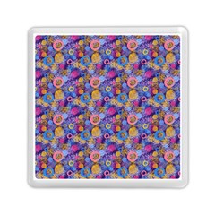 Multicolored Circles And Spots Memory Card Reader (square) by SychEva