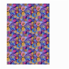 Multicolored Circles And Spots Large Garden Flag (two Sides) by SychEva