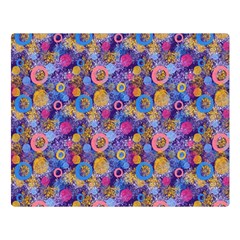 Multicolored Circles And Spots Double Sided Flano Blanket (large)  by SychEva