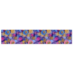 Multicolored Circles And Spots Small Flano Scarf by SychEva