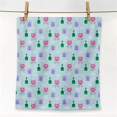 Funny Monsters Aliens Face Towel by SychEva