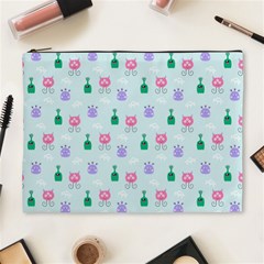 Funny Monsters Aliens Cosmetic Bag (xl) by SychEva