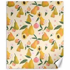 Yellow Juicy Pears And Apricots Canvas 8  X 10  by SychEva