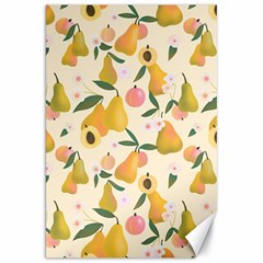 Yellow Juicy Pears And Apricots Canvas 20  X 30  by SychEva