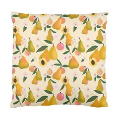 Yellow Juicy Pears And Apricots Standard Cushion Case (one Side) by SychEva