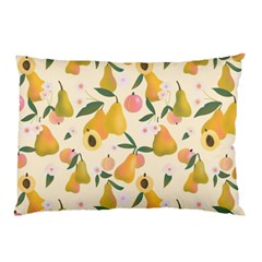 Yellow Juicy Pears And Apricots Pillow Case by SychEva