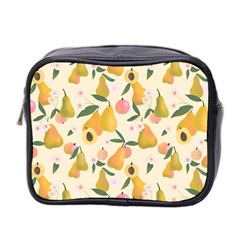 Yellow Juicy Pears And Apricots Mini Toiletries Bag (two Sides) by SychEva