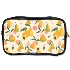 Yellow Juicy Pears And Apricots Toiletries Bag (one Side) by SychEva