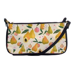 Yellow Juicy Pears And Apricots Shoulder Clutch Bag by SychEva