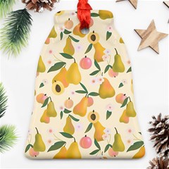 Yellow Juicy Pears And Apricots Bell Ornament (two Sides) by SychEva