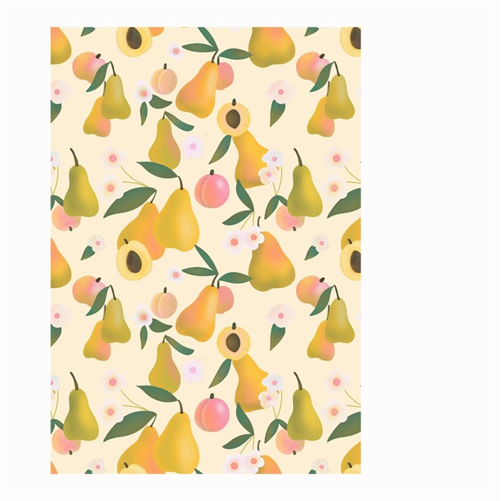 Yellow Juicy Pears And Apricots Small Garden Flag (Two Sides)