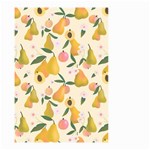 Yellow Juicy Pears And Apricots Small Garden Flag (Two Sides) Back