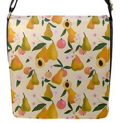 Yellow Juicy Pears And Apricots Flap Closure Messenger Bag (s) by SychEva