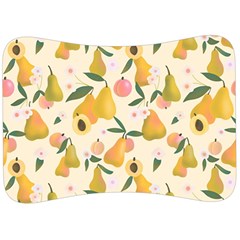 Yellow Juicy Pears And Apricots Velour Seat Head Rest Cushion by SychEva