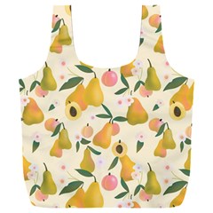 Yellow Juicy Pears And Apricots Full Print Recycle Bag (xxxl) by SychEva