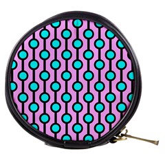 A Chain Of Blue Circles Mini Makeup Bag by SychEva