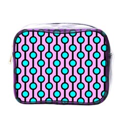 A Chain Of Blue Circles Mini Toiletries Bag (one Side) by SychEva