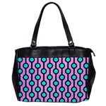 A Chain Of Blue Circles Oversize Office Handbag Front