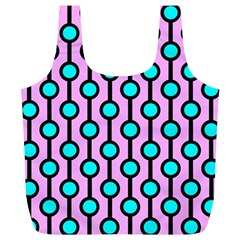 A Chain Of Blue Circles Full Print Recycle Bag (xl) by SychEva