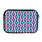 A Chain Of Blue Circles Apple MacBook Pro 17  Zipper Case Front