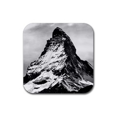 Matterhorn-switzerland-mountain Rubber Coaster (square)  by Amaryn4rt