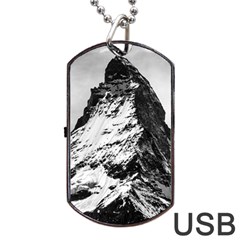 Matterhorn-switzerland-mountain Dog Tag Usb Flash (one Side) by Amaryn4rt