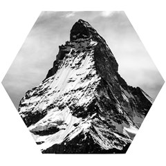 Matterhorn-switzerland-mountain Wooden Puzzle Hexagon by Amaryn4rt