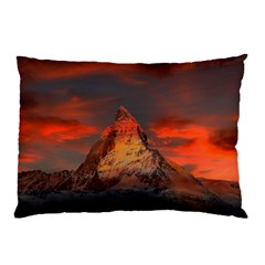 Switzerland-zermatt-mountains-snow- Pillow Case