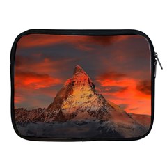 Switzerland-zermatt-mountains-snow- Apple Ipad 2/3/4 Zipper Cases by Amaryn4rt