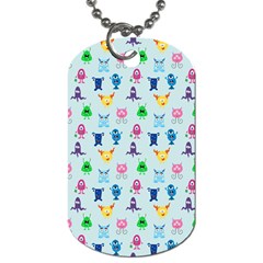 Funny Monsters Dog Tag (two Sides) by SychEva