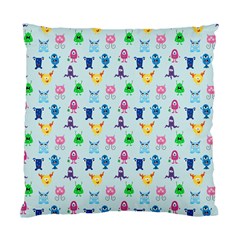 Funny Monsters Standard Cushion Case (two Sides) by SychEva