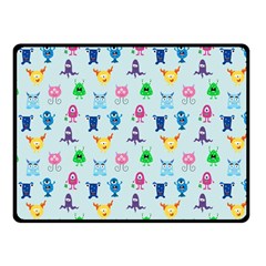 Funny Monsters Fleece Blanket (small) by SychEva