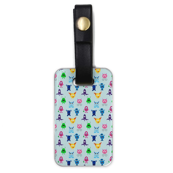 Funny Monsters Luggage Tag (one side)