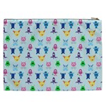 Funny Monsters Cosmetic Bag (XXL) Back