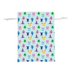 Funny Monsters Lightweight Drawstring Pouch (l) by SychEva