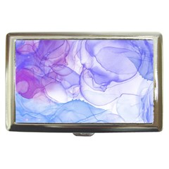 Purple And Blue Alcohol Ink  Cigarette Money Case by Dazzleway