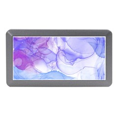 Purple And Blue Alcohol Ink  Memory Card Reader (mini) by Dazzleway