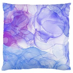 Purple And Blue Alcohol Ink  Standard Flano Cushion Case (one Side) by Dazzleway