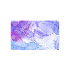 Purple And Blue Alcohol Ink  Magnet (name Card) by Dazzleway