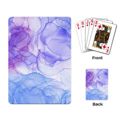 Purple And Blue Alcohol Ink  Playing Cards Single Design (rectangle) by Dazzleway