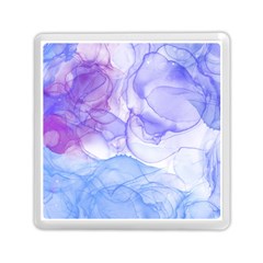 Purple And Blue Alcohol Ink  Memory Card Reader (square) by Dazzleway