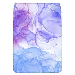 Purple And Blue Alcohol Ink  Removable Flap Cover (l) by Dazzleway