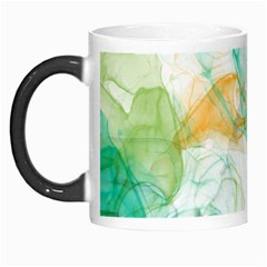 Green and orange alcohol ink Morph Mugs